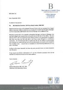 Duncan Ballantyne about Natascha Germane